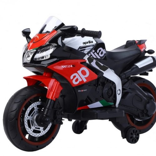 Ηλεκτροκίνητη παιδική μηχανή Licensed Aprilia 12V σε κόκκινο