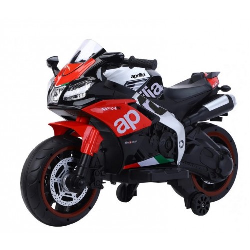 Ηλεκτροκίνητη παιδική μηχανή Licensed Aprilia 12V σε κόκκινο