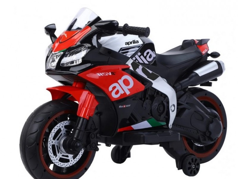 Ηλεκτροκίνητη παιδική μηχανή Licensed Aprilia 12V σε κόκκινο