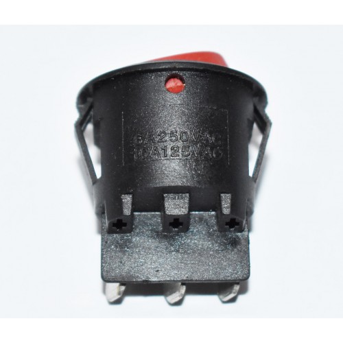 Διακόπτης Εμπρός/Πίσω 6a 250v 10a125v με τρεις υποδοχές