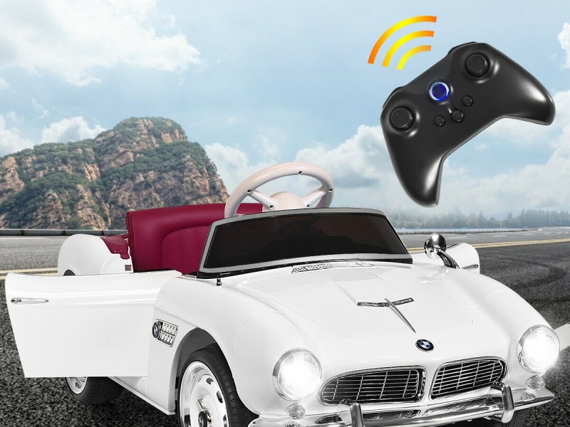 Ηλεκτροκίνητο Παιδικό Αυτοκίνητο Licensed BMW 507 Classic Vintage 12V Λευκό
