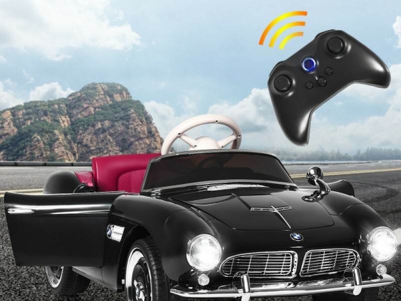 Ηλεκτροκίνητο Παιδικό Αυτοκίνητο Licensed BMW 507 Classic Vintage 12V Μαύρο 7083690