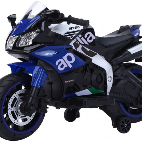 Ηλεκτροκίνητη παιδική μηχανή Licensed Aprilia 12V σε μπλε