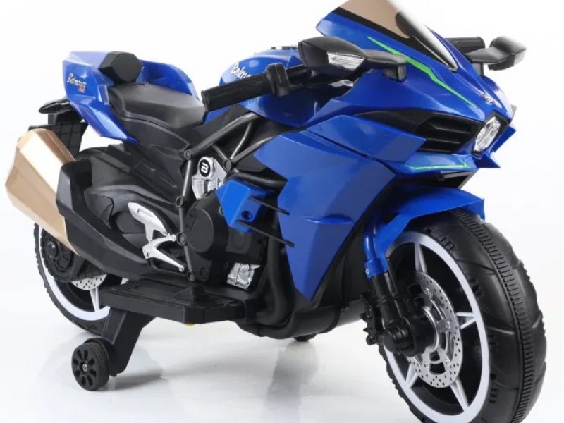 Ηλεκτροκίνητη παιδική μηχανή Licensed Kawasaki H2 12V σε μπλε Ηλεκτροκίνητη παιδική μηχανή Licensed Kawasaki H2 12V σε μπλε