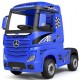 Ηλεκτροκίνητο Παιδικό Φορτηγό Mercedes Benz Actros Licensed 12V με Δερμάτινο Κάθισμα και Λάστιχα Τύπου Αυτοκινήτου Μπλε