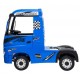 Ηλεκτροκίνητο Παιδικό Φορτηγό Mercedes Benz Actros Licensed 12V με Δερμάτινο Κάθισμα και Λάστιχα Τύπου Αυτοκινήτου Μπλε
