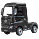 Ηλεκτροκίνητο Παιδικό Φορτηγό Mercedes Benz Actros Licensed 12V με Δερμάτινο Κάθισμα και Λάστιχα Τύπου Αυτοκινήτου μαύρο