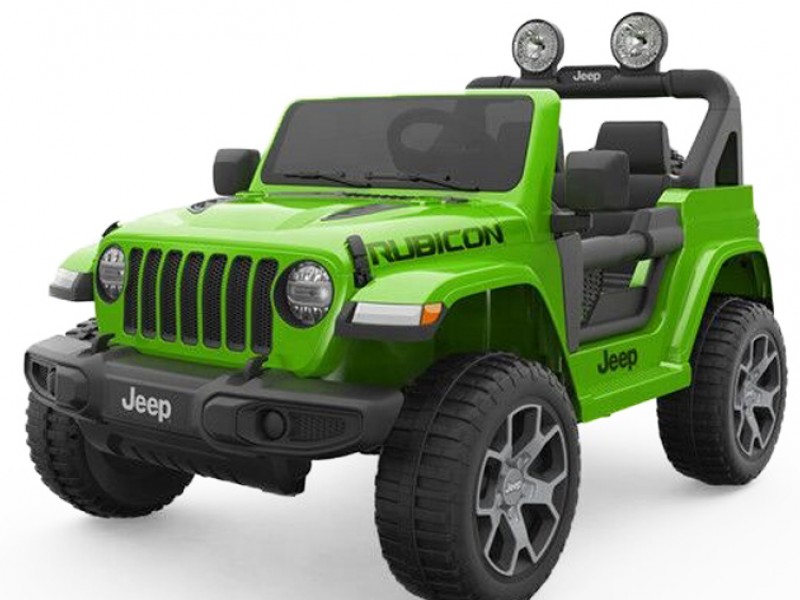 Ηλεκτροκίνητο Παιδικό Αυτοκίνητο Licensed Wrangler Rubicon Διθέσιο 12v Πράσινο