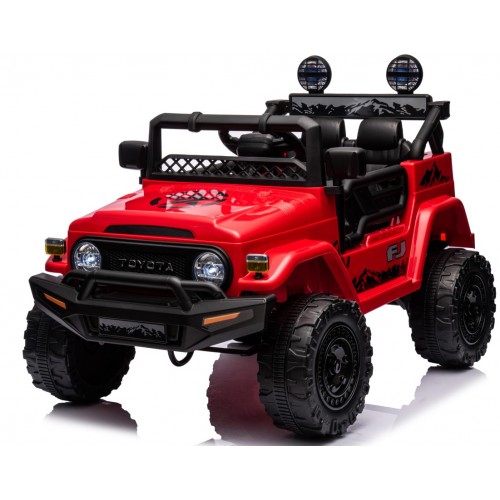 Ηλεκτροκίνητο Παιδικό Αυτοκίνητο Licensed Toyota FJ Cruiser 12v σε κόκκινο