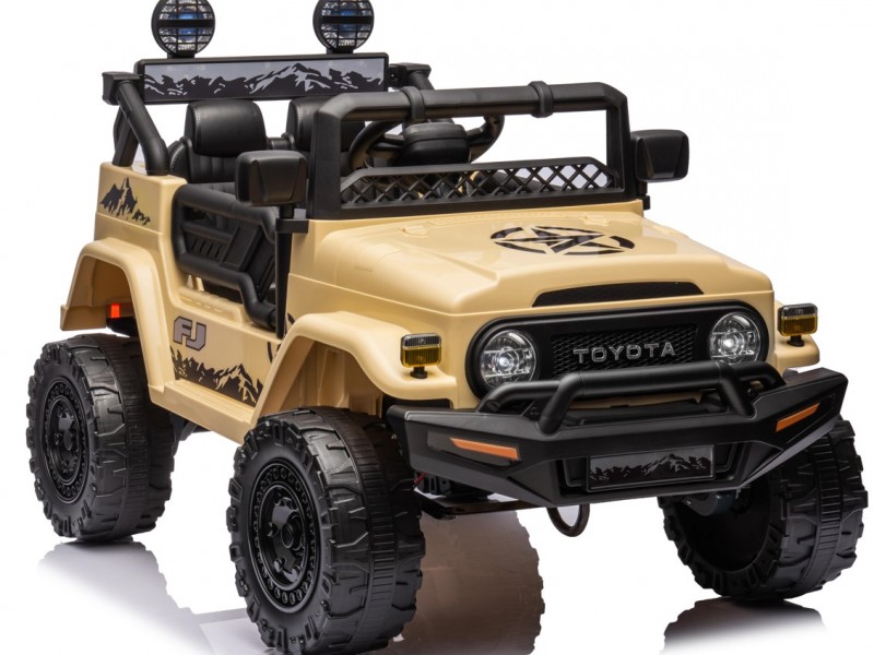 Ηλεκτροκίνητο Παιδικό Αυτοκίνητο Licensed Toyota FJ Cruiser 12v σε Χακί
