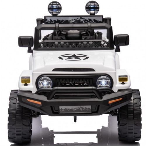 Ηλεκτροκίνητο Παιδικό Αυτοκίνητο Licensed Toyota FJ Cruiser 12v σε Λευκό
