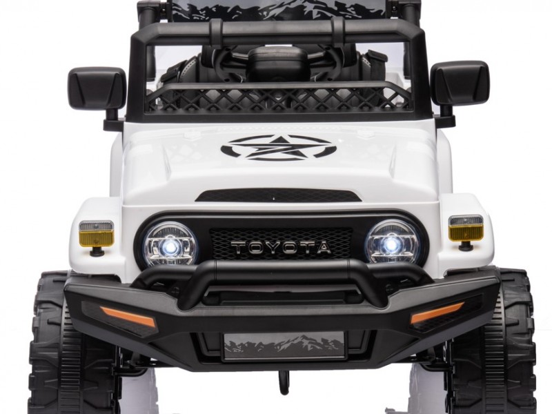 Ηλεκτροκίνητο Παιδικό Αυτοκίνητο Licensed Toyota FJ Cruiser 12v σε Λευκό
