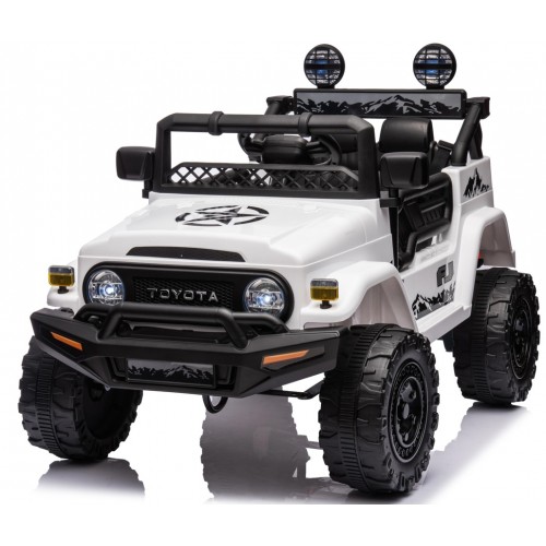 Ηλεκτροκίνητο Παιδικό Αυτοκίνητο Licensed Toyota FJ Cruiser 12v σε Λευκό