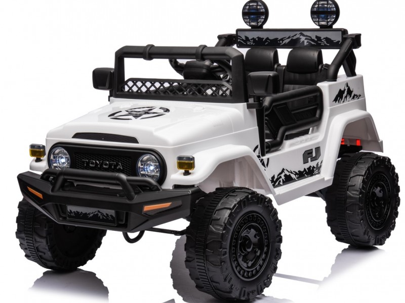 Ηλεκτροκίνητο Παιδικό Αυτοκίνητο Licensed Toyota FJ Cruiser 12v σε Λευκό