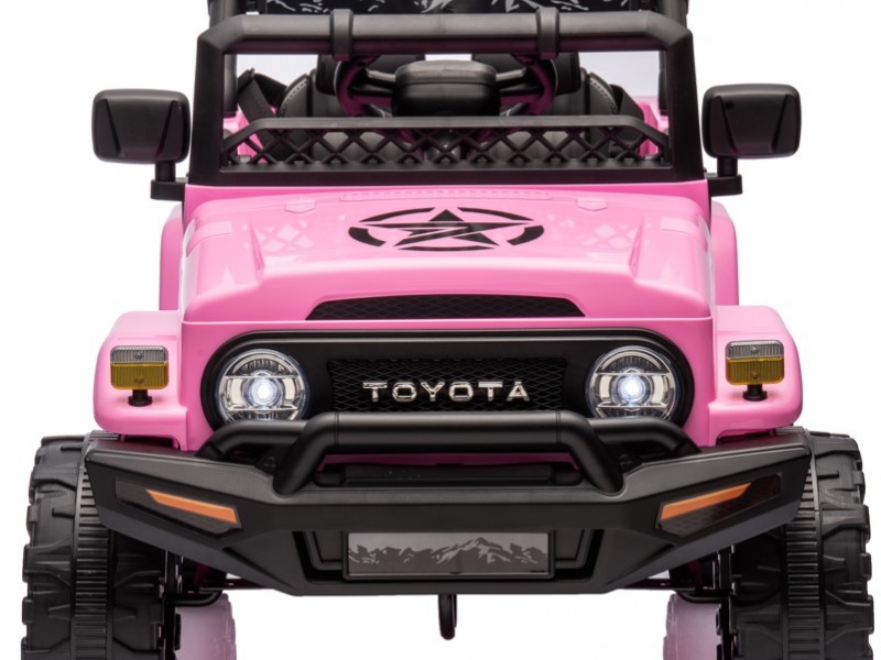 Ηλεκτροκίνητο Παιδικό Αυτοκίνητο Licensed Toyota FJ Cruiser 12v σε Ροζ
