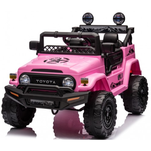Ηλεκτροκίνητο Παιδικό Αυτοκίνητο Licensed Toyota FJ Cruiser 12v σε Ροζ