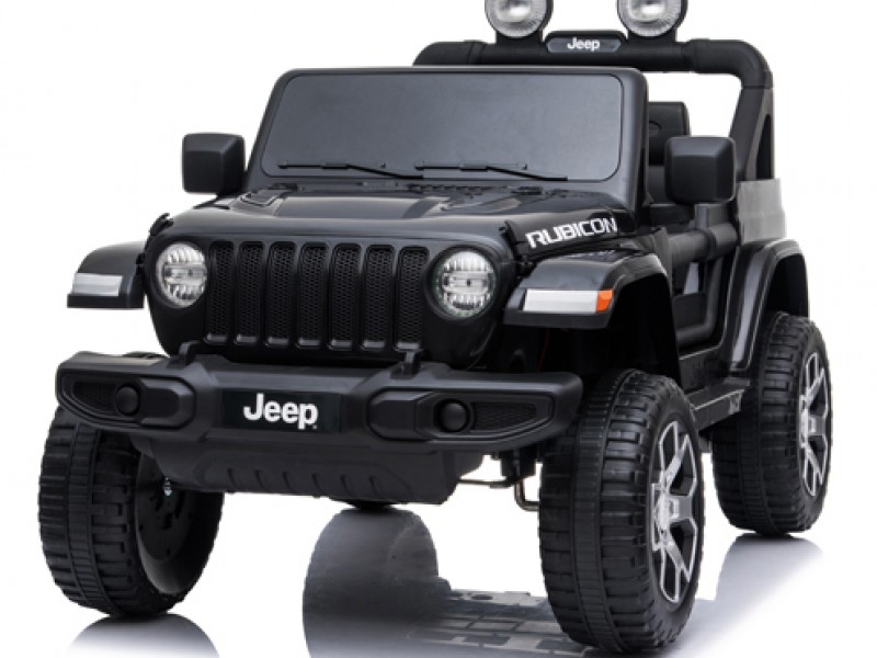 Ηλεκτροκίνητο Παιδικό Αυτοκίνητο Licensed Wrangler Rubicon Διθέσιο 12v Μαύρο