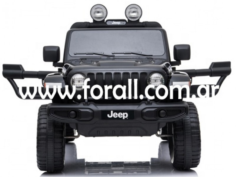 Ηλεκτροκίνητο Παιδικό Αυτοκίνητο Licensed Wrangler Rubicon Διθέσιο 12v Μαύρο