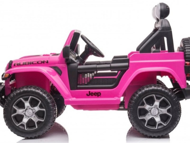 Ηλεκτροκίνητο Παιδικό Αυτοκίνητο Licensed Wrangler Rubicon Διθέσιο 12v ροζ