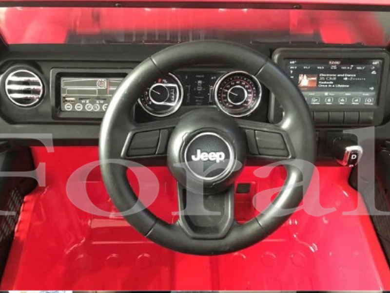 Ηλεκτροκίνητο Παιδικό Αυτοκίνητο Licensed Wrangler Rubicon Διθέσιο 12v Κόκκινο