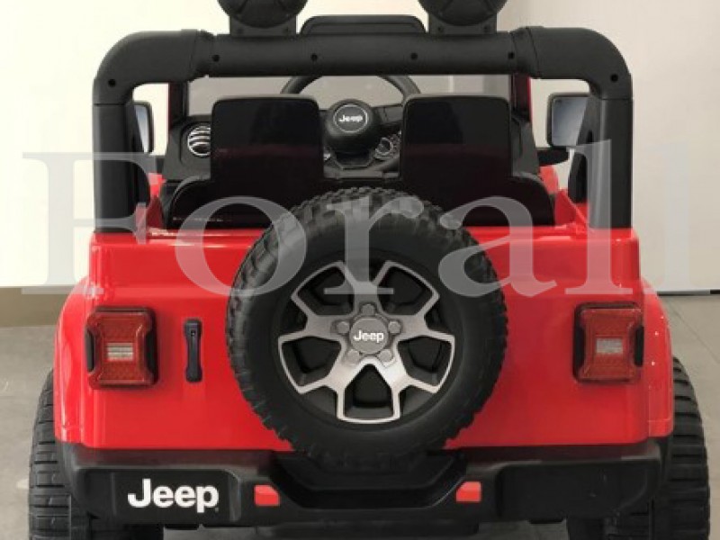 Ηλεκτροκίνητο Παιδικό Αυτοκίνητο Licensed Wrangler Rubicon Διθέσιο 12v Κόκκινο