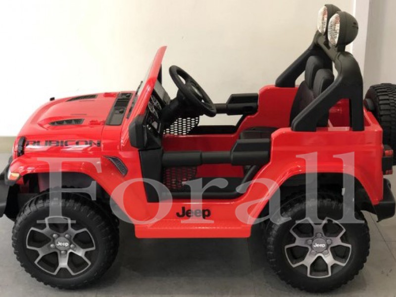 Ηλεκτροκίνητο Παιδικό Αυτοκίνητο Licensed Wrangler Rubicon Διθέσιο 12v Κόκκινο