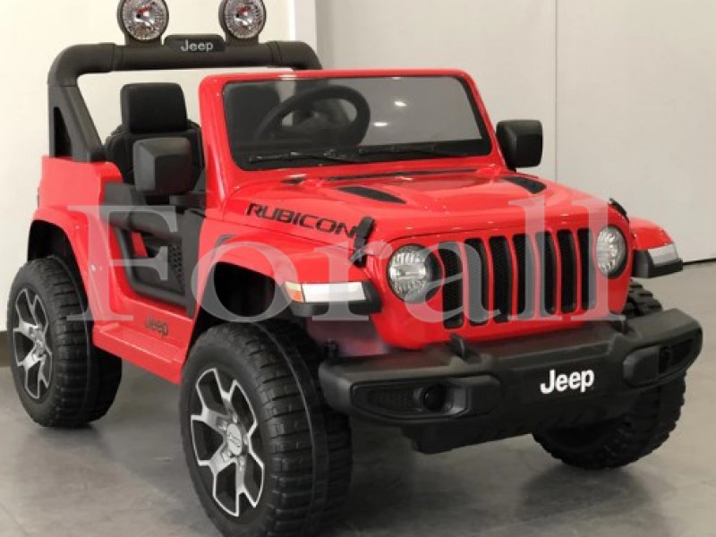 Ηλεκτροκίνητο Παιδικό Αυτοκίνητο Licensed Wrangler Rubicon Διθέσιο 12v Κόκκινο