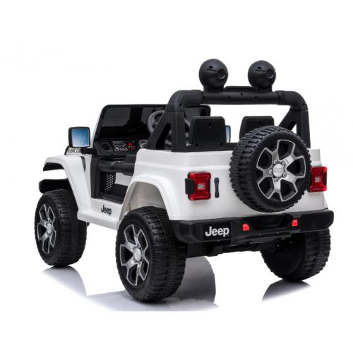 Ηλεκτροκίνητο Παιδικό Αυτοκίνητο Licensed Wrangler Rubicon Διθέσιο 12v Λευκό