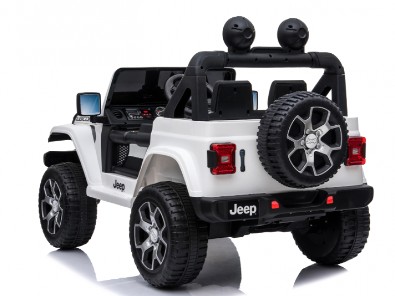 Ηλεκτροκίνητο Παιδικό Αυτοκίνητο Licensed Wrangler Rubicon Διθέσιο 12v Λευκό