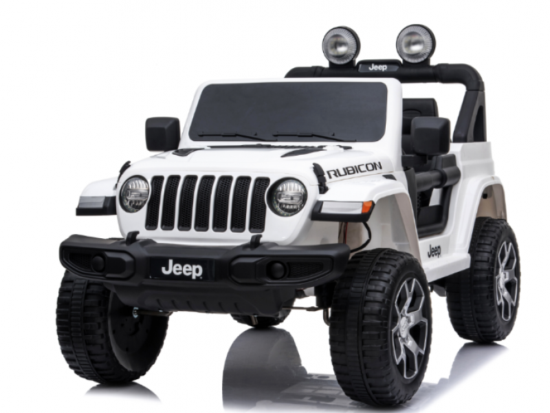 Ηλεκτροκίνητο Παιδικό Αυτοκίνητο Licensed Wrangler Rubicon Διθέσιο 12v Λευκό