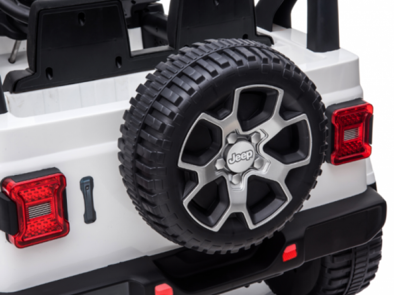 Ηλεκτροκίνητο Παιδικό Αυτοκίνητο Licensed Wrangler Rubicon Διθέσιο 12v Λευκό