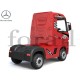 Ηλεκτροκίνητο Παιδικό Φορτηγό Mercedes Benz Actros Licensed 12V με Δερμάτινο Κάθισμα και Λάστιχα Τύπου Αυτοκινήτου Κόκκινο