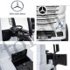 Ηλεκτροκίνητο Παιδικό Φορτηγό Mercedes Benz Actros Licensed 12V με Δερμάτινο Κάθισμα και Λάστιχα Τύπου Αυτοκινήτου Λευκό