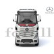 Ηλεκτροκίνητο Παιδικό Φορτηγό Mercedes Benz Actros Licensed 12V με Δερμάτινο Κάθισμα και Λάστιχα Τύπου Αυτοκινήτου Λευκό