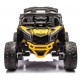 Ηλεκτροκίνητο παιδικό αυτοκίνητο Licensed Can AM Maverick UTV 12V σε κίτρινο