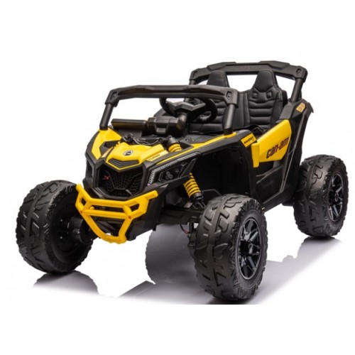 Ηλεκτροκίνητο παιδικό αυτοκίνητο Licensed Can AM Maverick UTV 12V σε κίτρινο