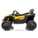 Ηλεκτροκίνητο παιδικό αυτοκίνητο Licensed Can AM Maverick UTV 12V σε κίτρινο