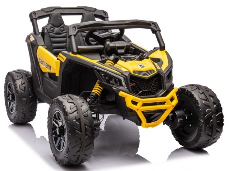 Ηλεκτροκίνητο παιδικό αυτοκίνητο Licensed Can AM Maverick UTV 12V σε κίτρινο