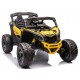 Ηλεκτροκίνητο παιδικό αυτοκίνητο Licensed Can AM Maverick UTV 12V σε κίτρινο