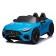 Ηλεκτροκίνητο Παιδικό αυτοκίνητο Licensed Mercedes AMG SL63 12V με δερμάτινα καθίσματα και ελαστικά τύπου αυτοκινήτου σε μπλε