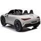 Ηλεκτροκίνητο Παιδικό αυτοκίνητο Licensed Mercedes AMG SL63 12V με δερμάτινα καθίσματα και ελαστικά τύπου αυτοκινήτου σε Λευκό