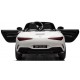 Ηλεκτροκίνητο Παιδικό αυτοκίνητο Licensed Mercedes AMG SL63 12V με δερμάτινα καθίσματα και ελαστικά τύπου αυτοκινήτου σε Λευκό