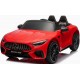 Ηλεκτροκίνητο Παιδικό αυτοκίνητο Licensed Mercedes AMG SL63 12V με δερμάτινα καθίσματα και ελαστικά τύπου αυτοκινήτου σε Κόκκινο