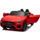 Ηλεκτροκίνητο Παιδικό αυτοκίνητο Licensed Mercedes AMG SL63 12V με δερμάτινα καθίσματα και ελαστικά τύπου αυτοκινήτου σε Κόκκινο