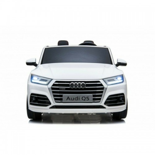 Ηλεκτροκίνητο Παιδικό Αυτοκίνητο AUDI Q5 διθέσιο License με δερμάτινο κάθισμα και ελαστικά 24V R/C Λευκό Two seats