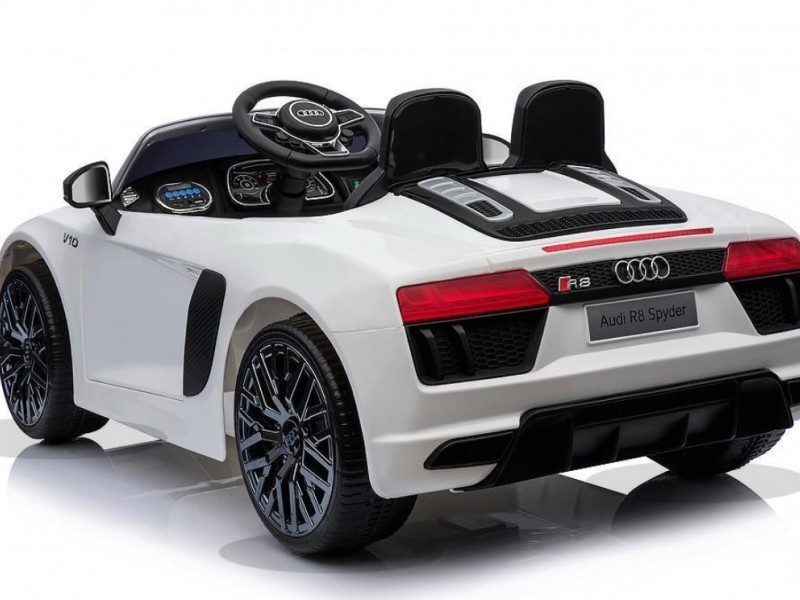 Ηλεκτροκίνητο Παιδικό Αυτοκίνητο Licensed Audi R8 Spyder 12V Λευκό