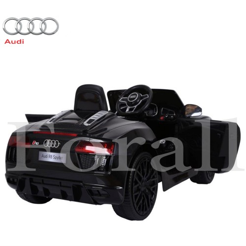 Ηλεκτροκίνητο Παιδικό Αυτοκίνητο Licensed Audi R8 Spyder 12V Μαύρο