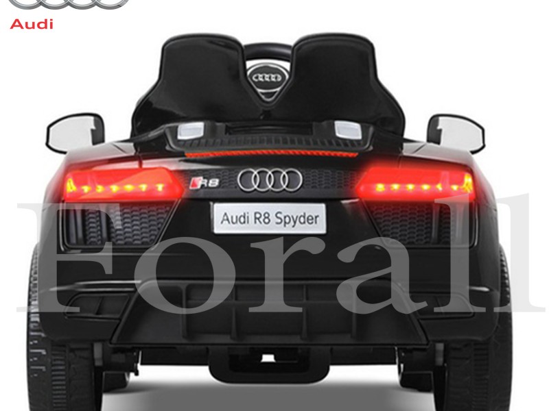 Ηλεκτροκίνητο Παιδικό Αυτοκίνητο Licensed Audi R8 Spyder 12V Μαύρο