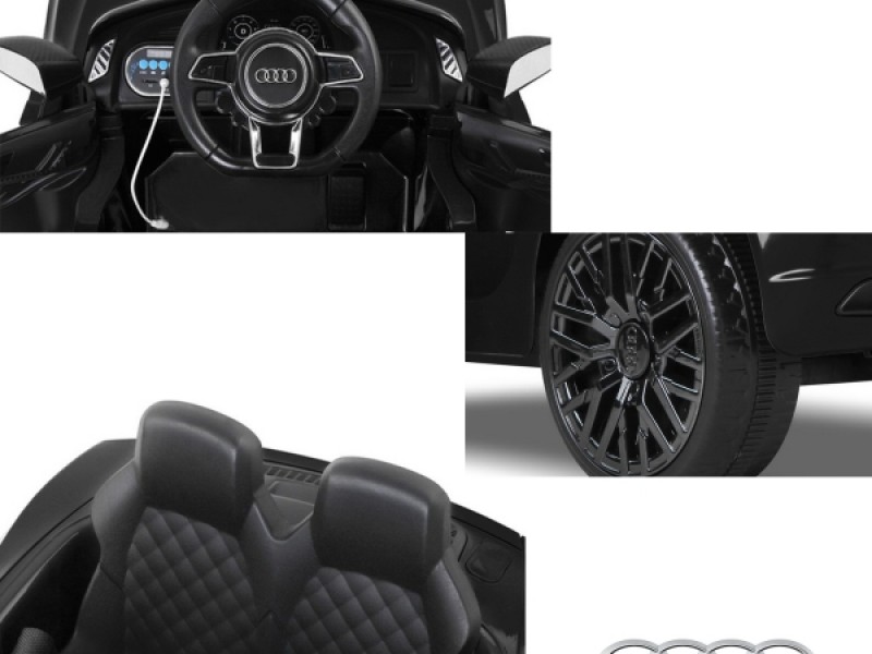 Ηλεκτροκίνητο Παιδικό Αυτοκίνητο Licensed Audi R8 Spyder 12V Μαύρο