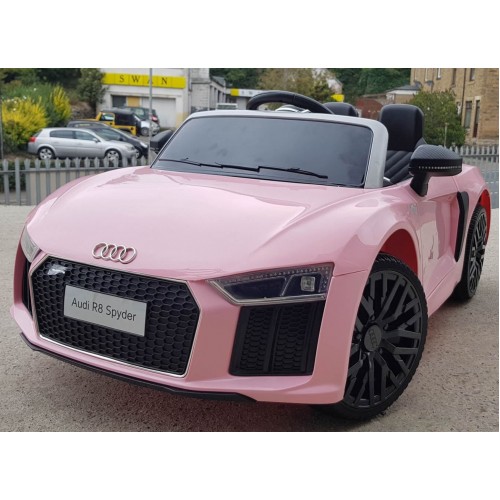 Ηλεκτροκίνητο Παιδικό Αυτοκίνητο Licensed Audi R8 Spyder 12V Ροζ